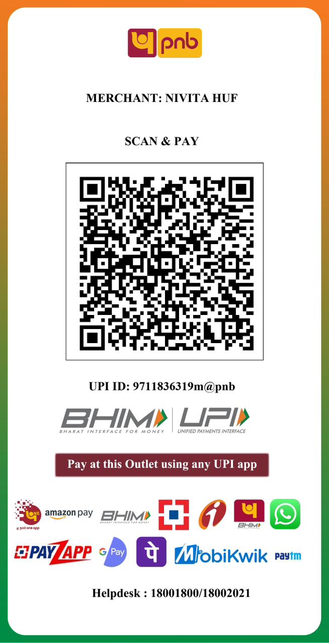 NIVITA HUF UPI QR Code